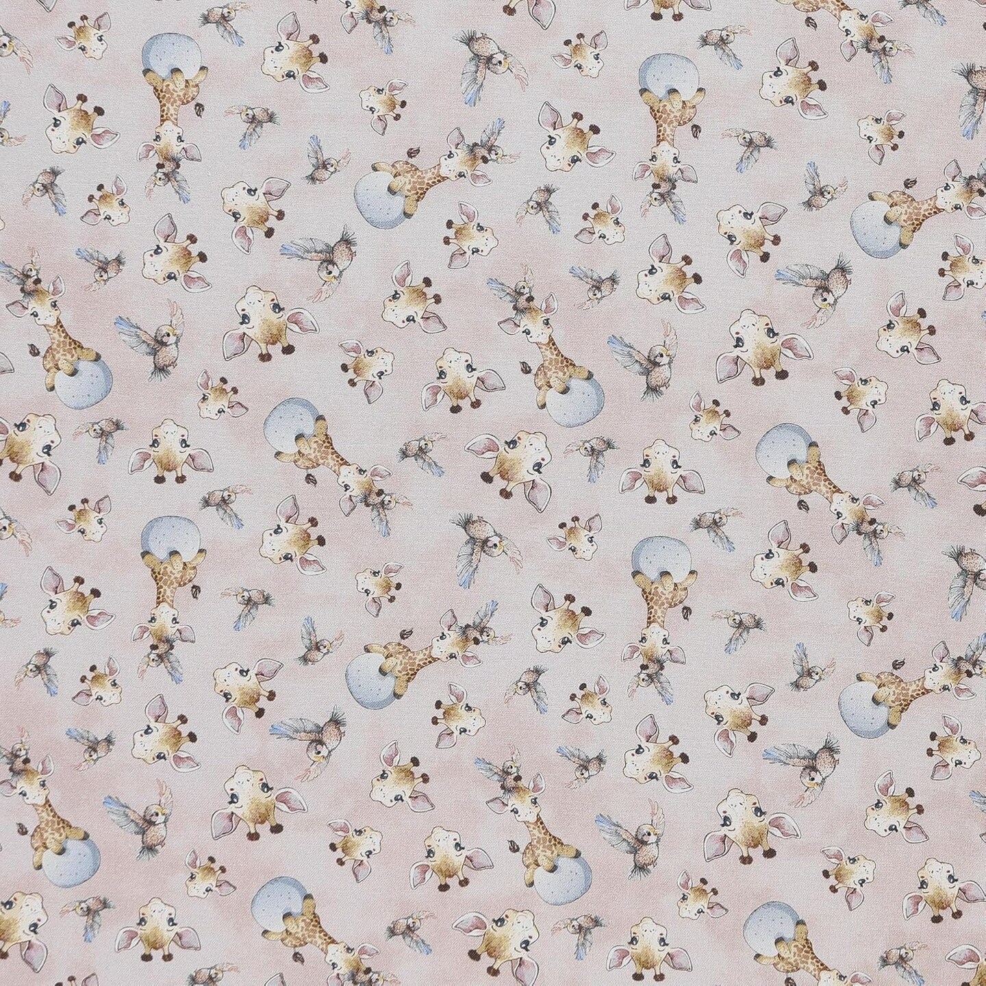 Mook Fabrics Safari Buddies Cotton Fabric [45in. Wide] - By The Yard