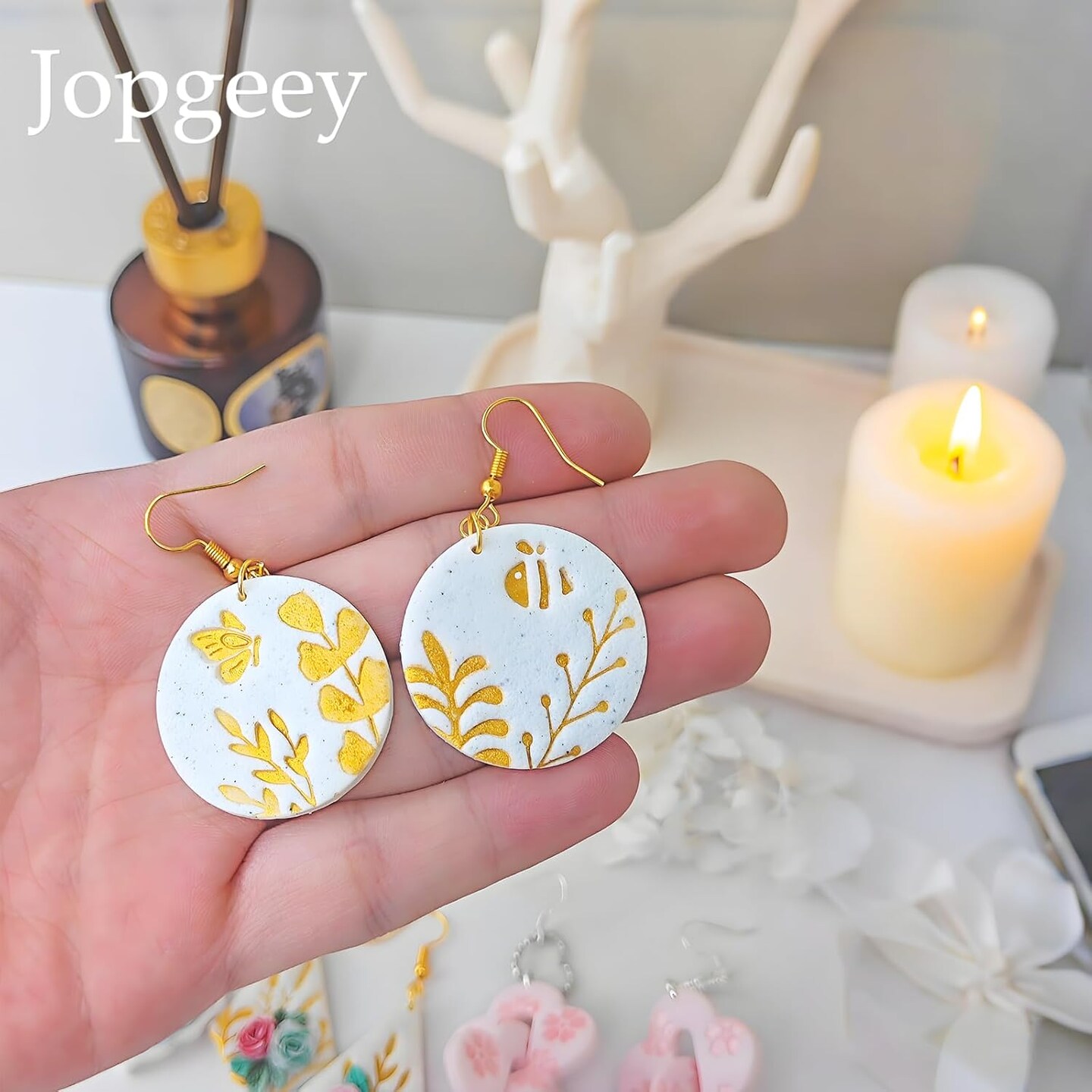 Polymer Clay Stamps Tool Set - 12 Shapes of Plant & Animal, 3D Print Stamps