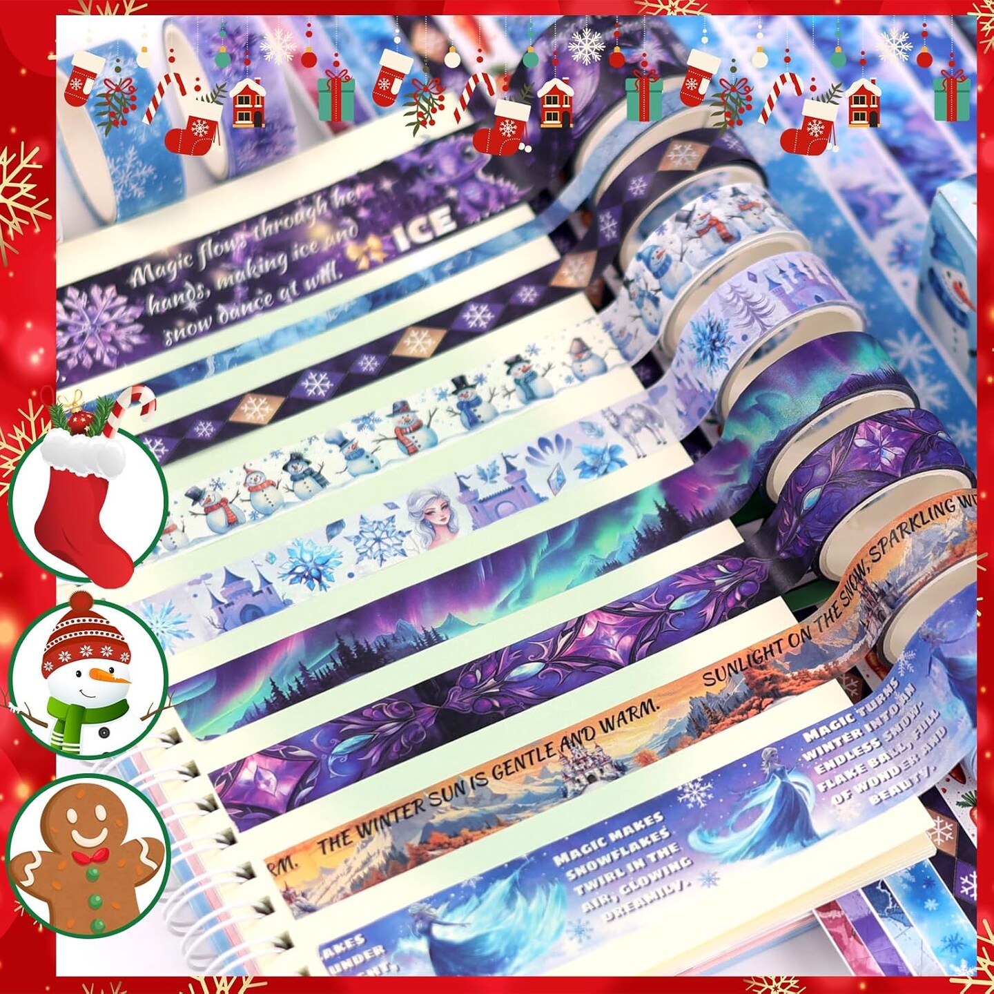 Christmas Washi Tape Set - 27 Rolls