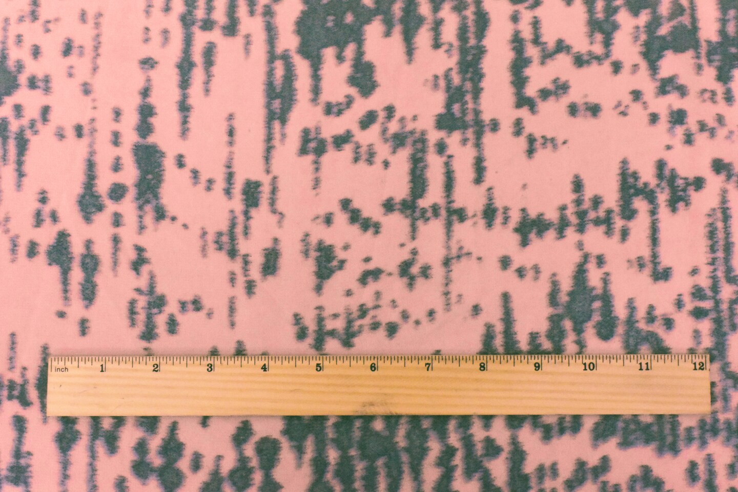 Pink-Gray Abstract Printed Poly Chiffon Woven Fabric By the Yard