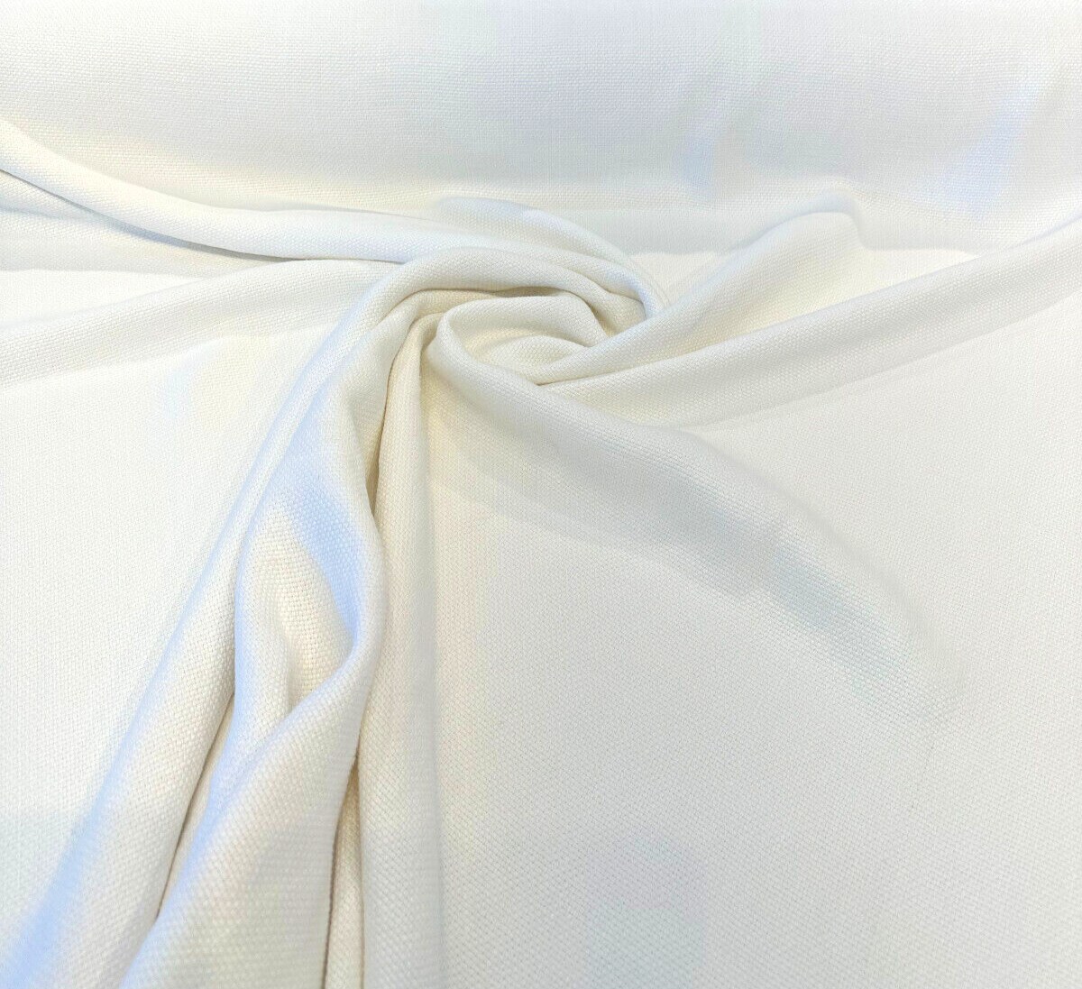 1 Yard White Washed Heavy Irish Linen Upholstery Fabric Durable 53 Inches Wide