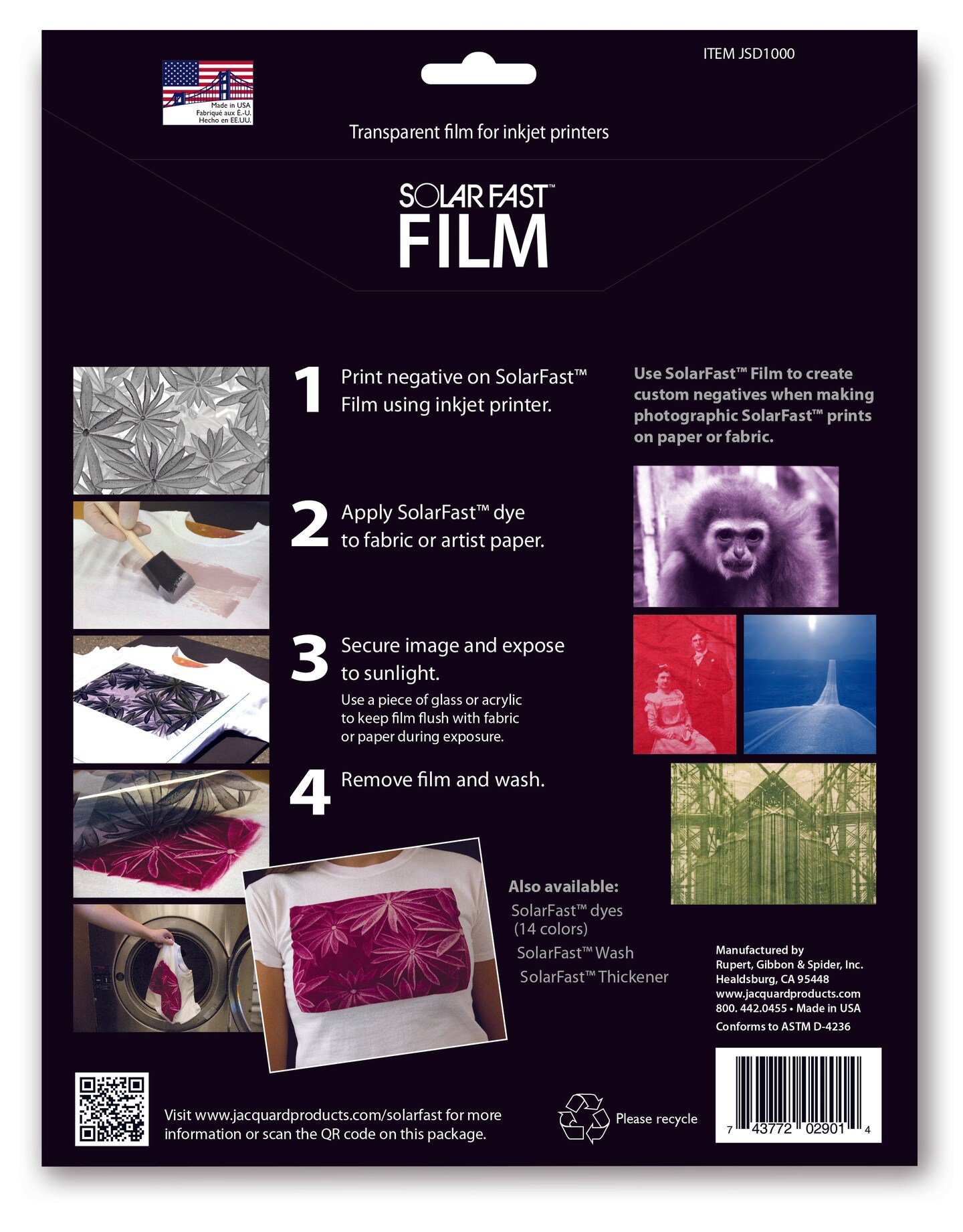 Jacquard SolarFast Film