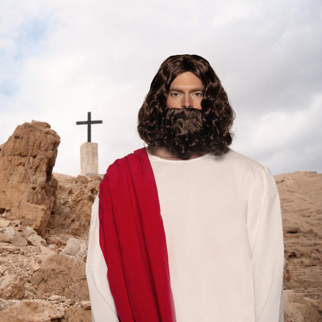 Jesus Wig &#x26; Beard Adult Costume Set