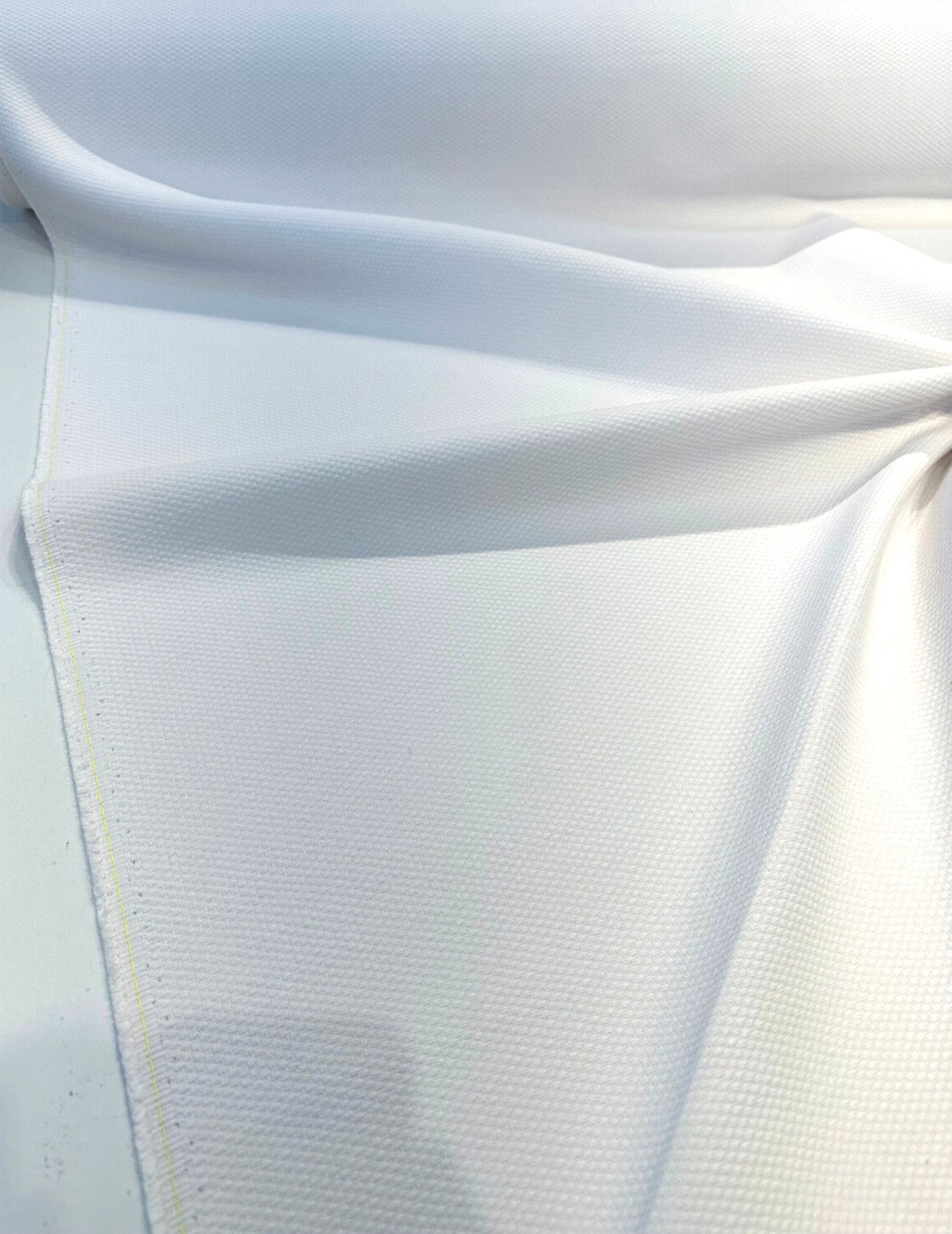 1 Yard White Outdoor Upholstery Fabric Stain Resistant 100 Percent Acrylic 54 Inch Width