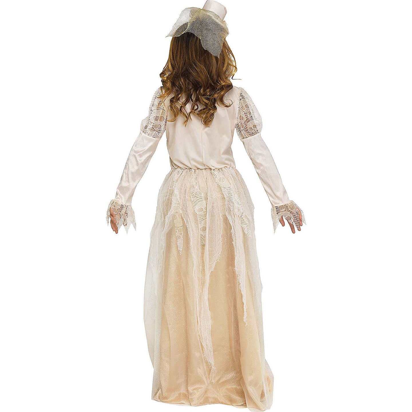Kids Victorian Bride Costume with spooky elegance to Halloween