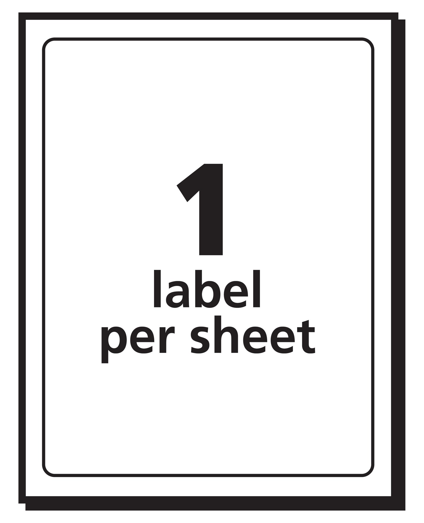 Avery Removable Labels, Removable Adhesive, 3&#x22; x 5&#x22;, 40 Labels (5450)