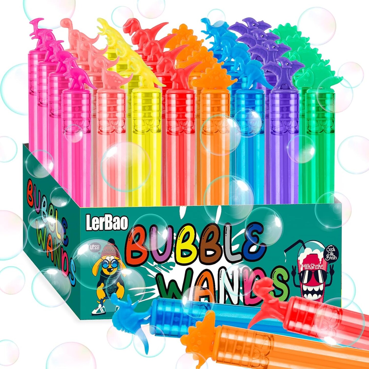 32 Pcs 8 Style Bubbles Party Favors for Kids, Mini Star Bubble Wand Bulk in Gift Box as Goody Bags Stuffer, Party Supplies for Toddlers,Carnival Prizes Toy, Birthday Treats, Classroom prizes