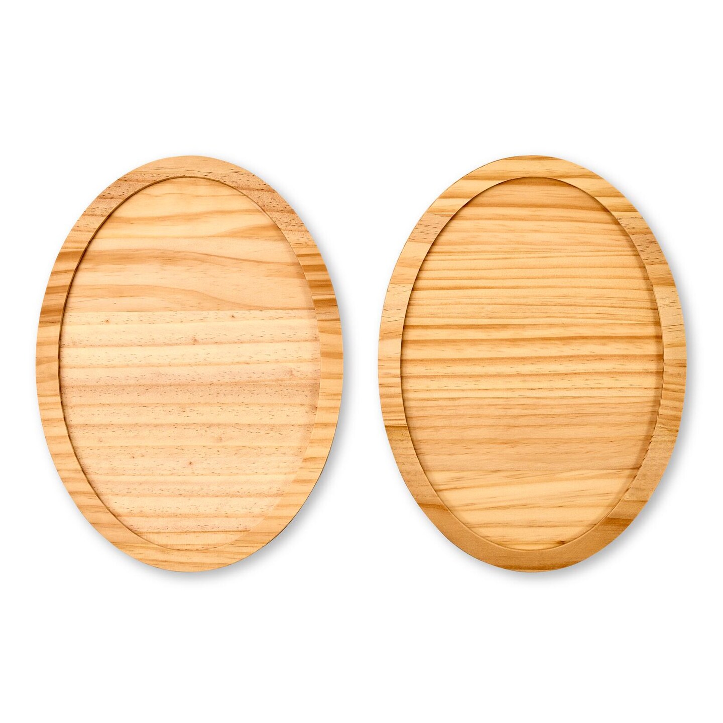 Martha Stewart&#x2122; 10&#x22; x 14&#x22; Hardwood Oval Plaques - 2 pc. - 68535