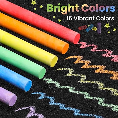 432 Count Mini Chalk Set for Kids (36 Boxes), Nontoxic Sidewalk Chalk Party Favors for Boys and Girls, Sidewalk Chalks Bulk for Toddlers, Art Classroom Prizes Supplies, Goodie Bag Fillers