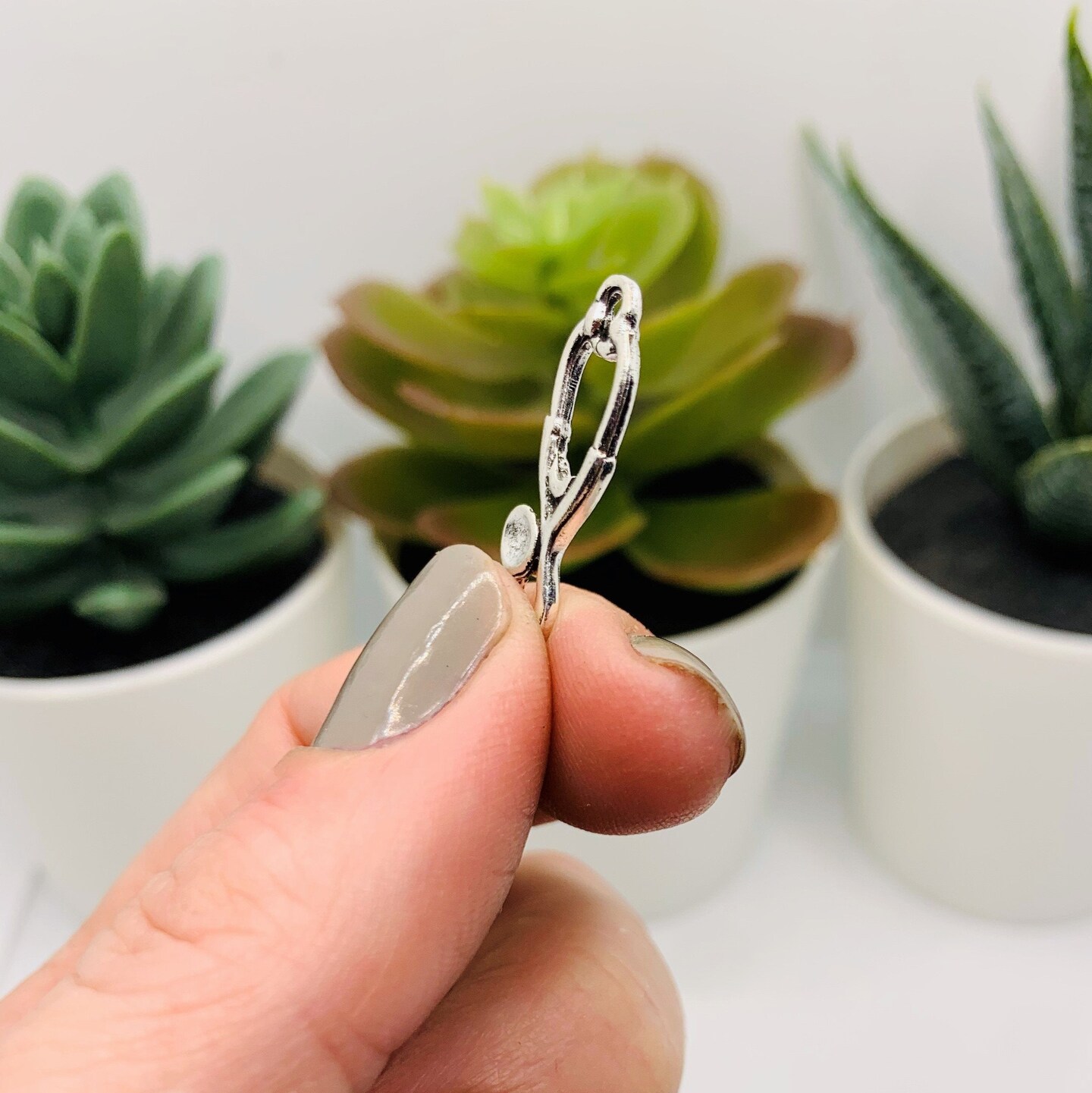 Silver Stethoscope Doctor Charms, 23x9mm