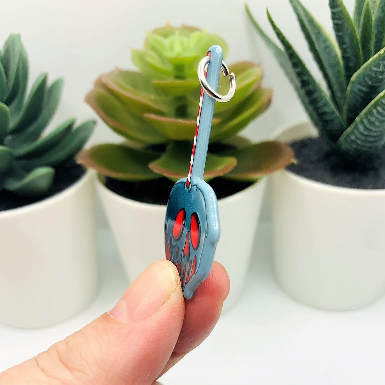 Creepy Christmas Poison Apple Charms, 27x47mm