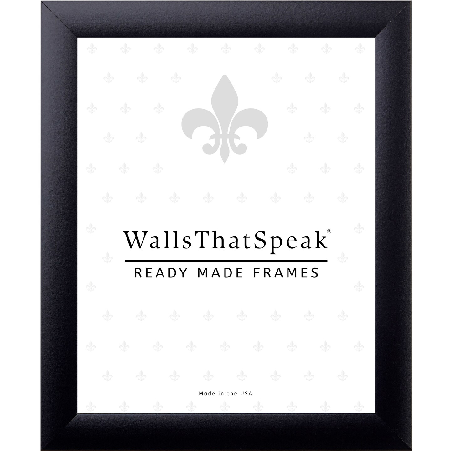 24x33 Picture Frame, Contemporary 1 Inch MDF Moulding, Wall Display Frame for Art, Posters, or Photos by wallsthatspeak
