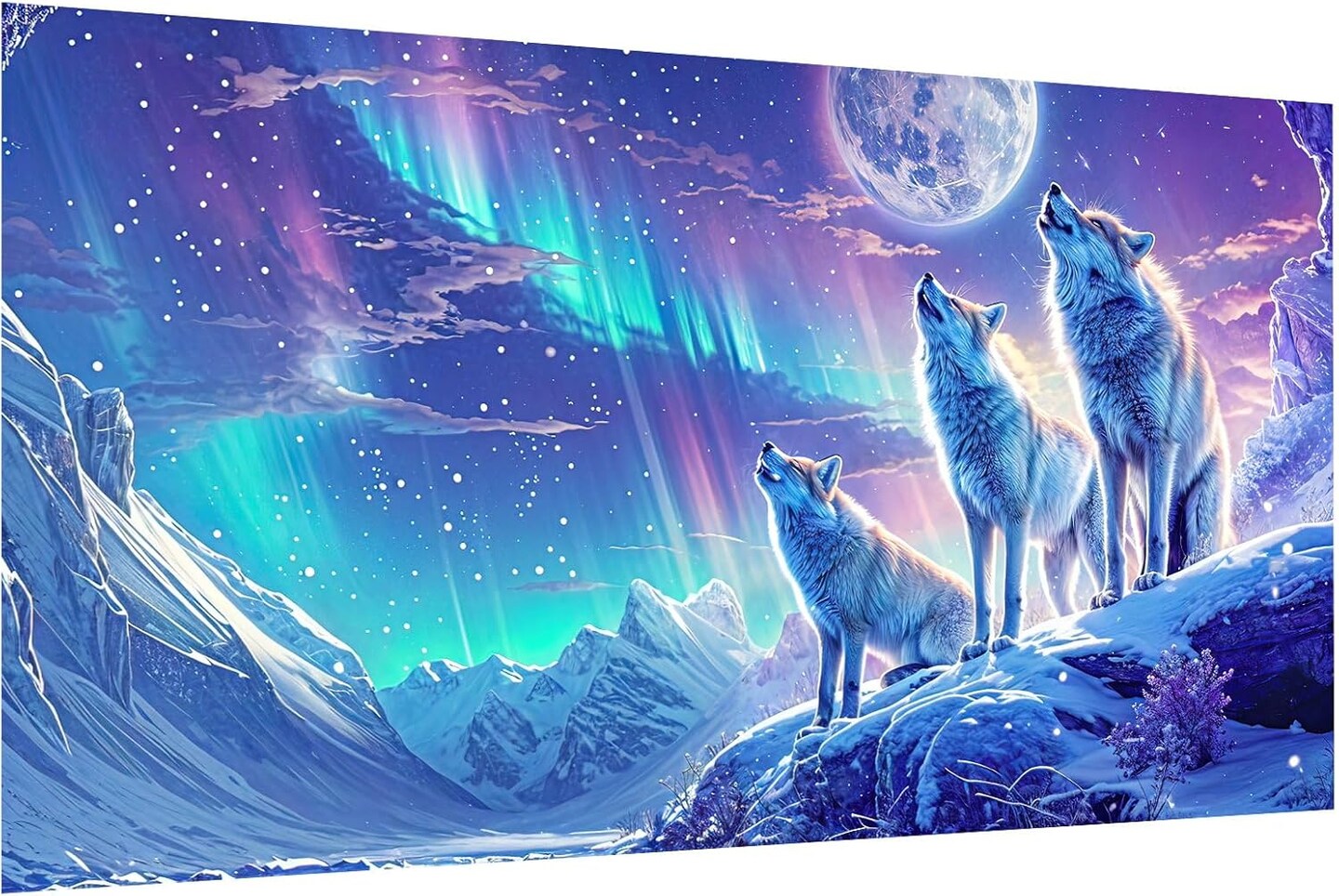 5D Wolf Diamond Art Kits