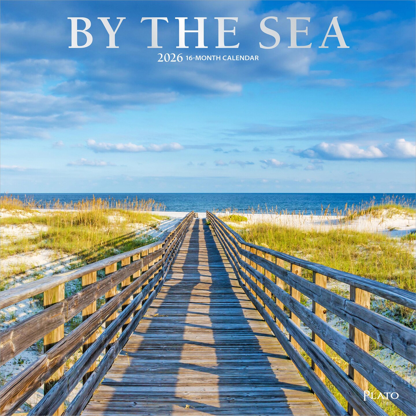 By the Sea 2026 12 x 24 Inch (Hanging) Monthly Square Wall Calendar