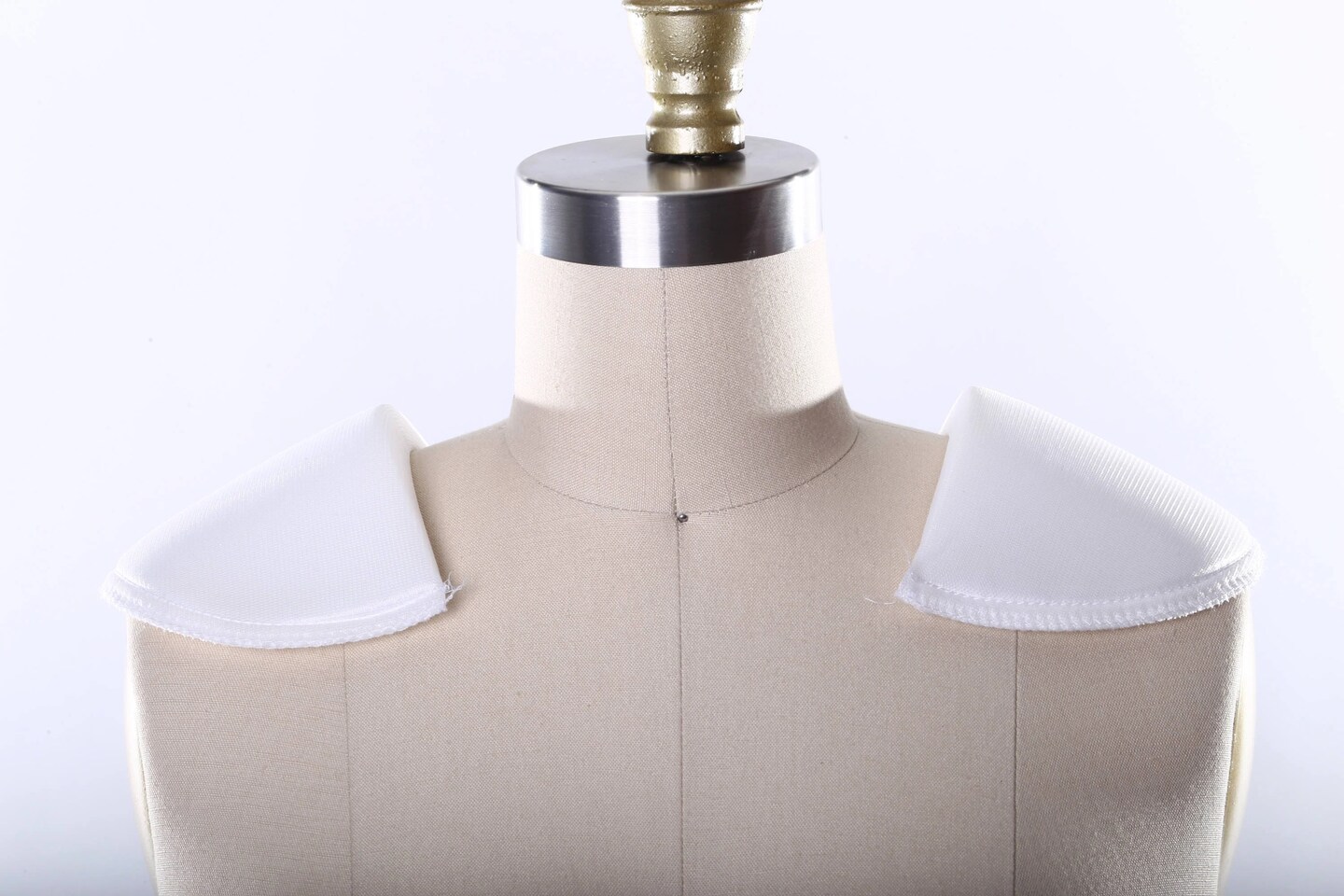 1 Pair High Quality Fashion Foam Shoulder Pads Fabric Covered