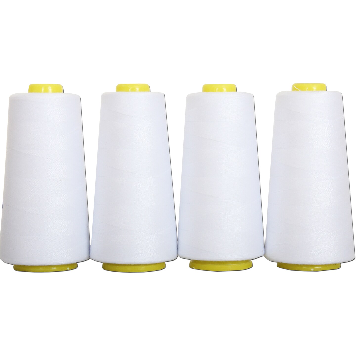 Threadart Polyester Serger Thread - 2750 yds 40/2 - 4 Cone Bundle Pack - 56 Colors Available -