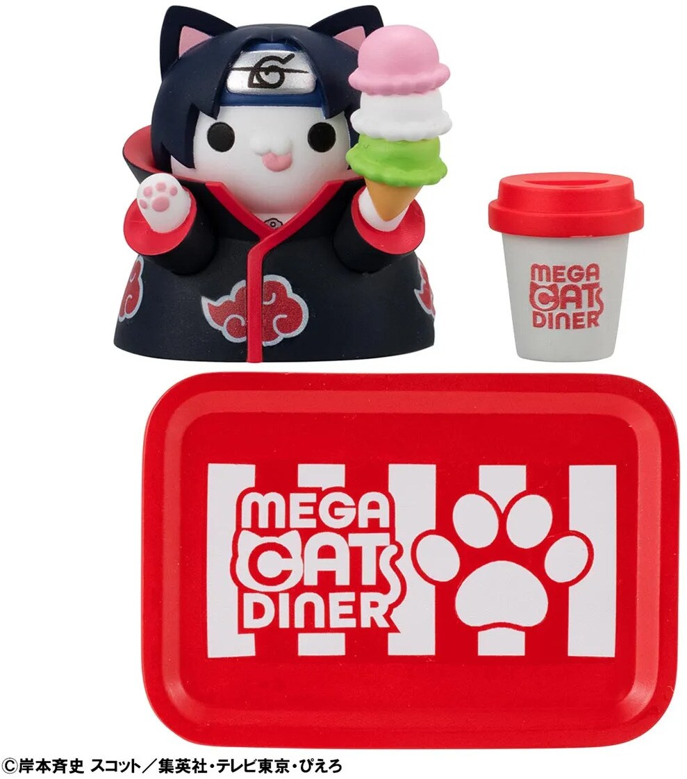 NARUTO ニャルト！　MEGACAT DINER BOX Megahouse - Naruto - Mega Cat Diner Nyaruto! (Box/6) Mega Cat