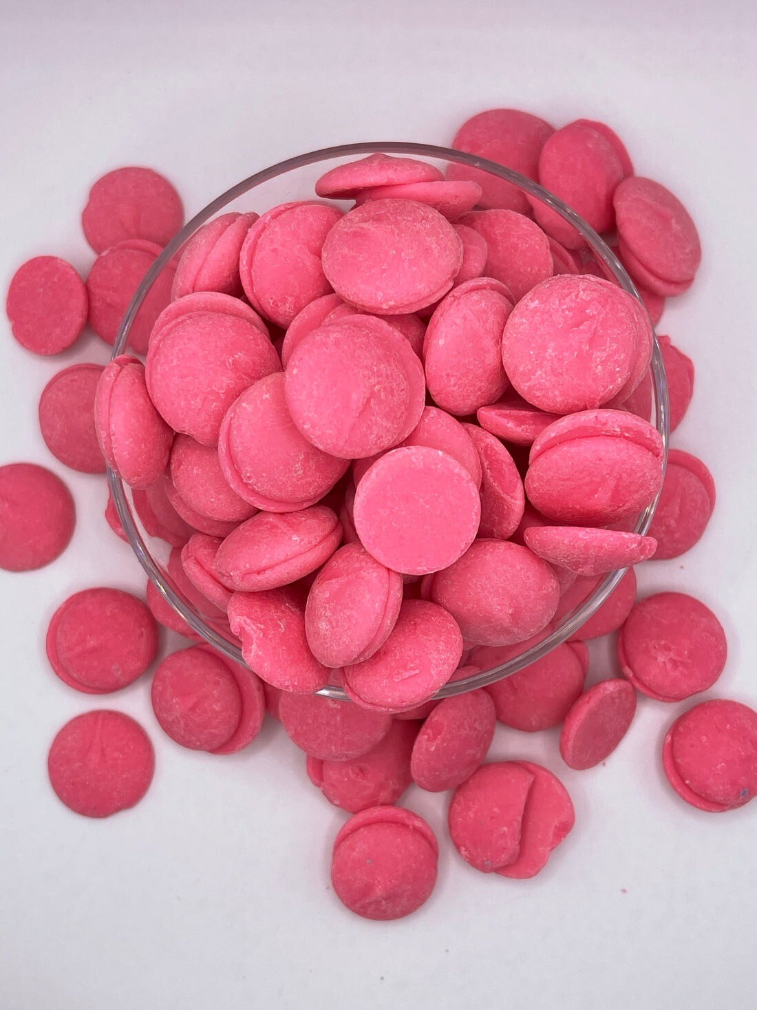 2.5lb Merckens Pink Chocolate Candy Melts for Coating Dipping Drizzling Baking and Decorating