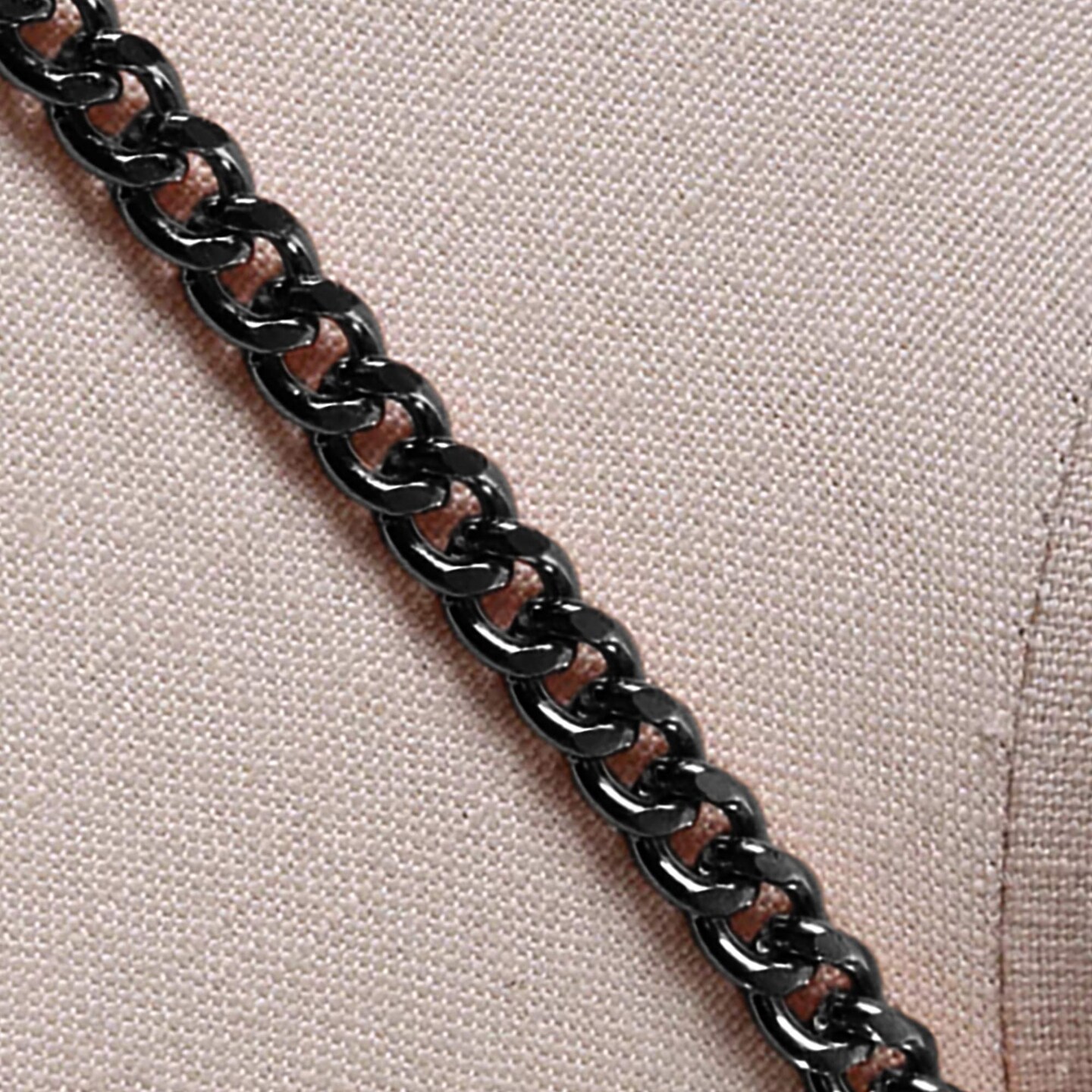 1 Yard Gunmetal 6mm Metal Chain Trim for Jewelry Making and Accessories