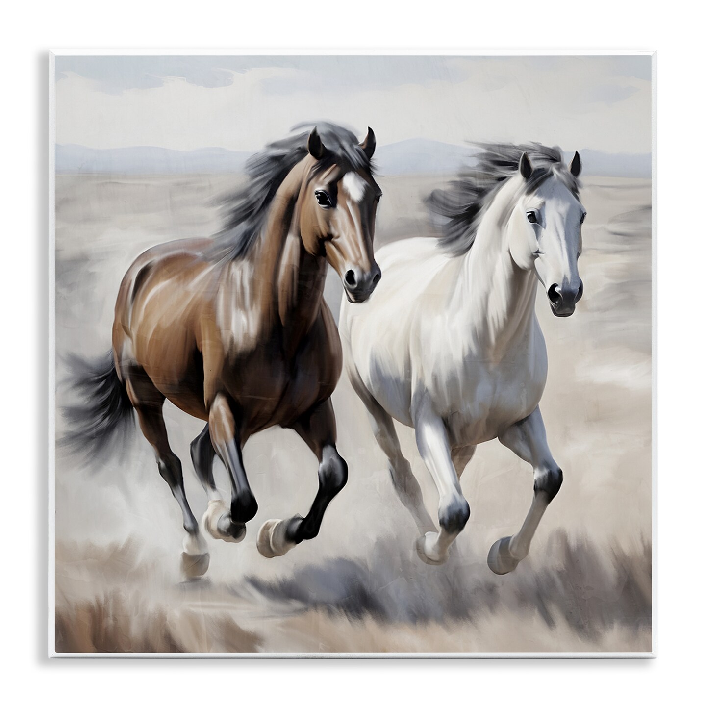 Stupell Industries Wild Run Horse Pair Wall Plaque By Kim Allen