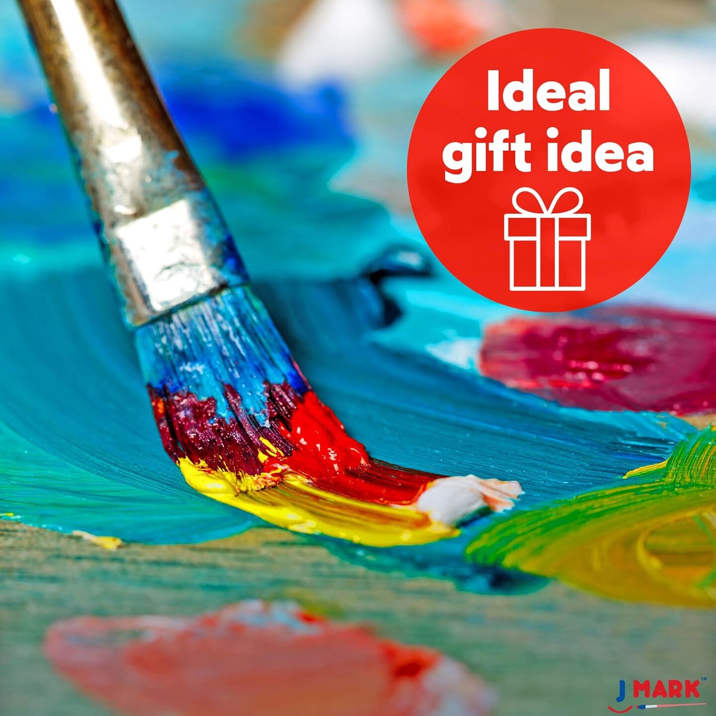 Mini Canvas Acrylic Painting Kit with Wood Easel