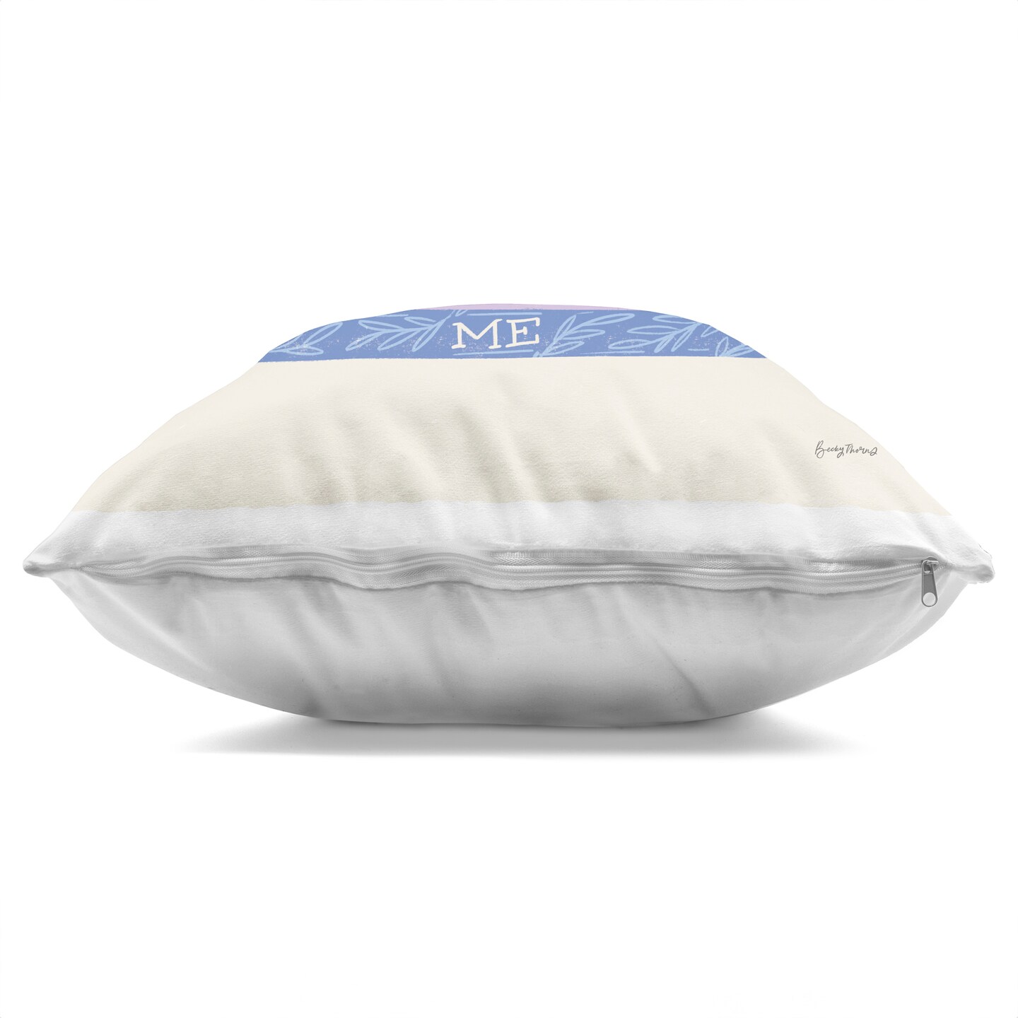 Stupell Industries Books Tea Time For Me Decorative Printed Throw Pillow design by Becky Thorns, 18 x 7 x 18