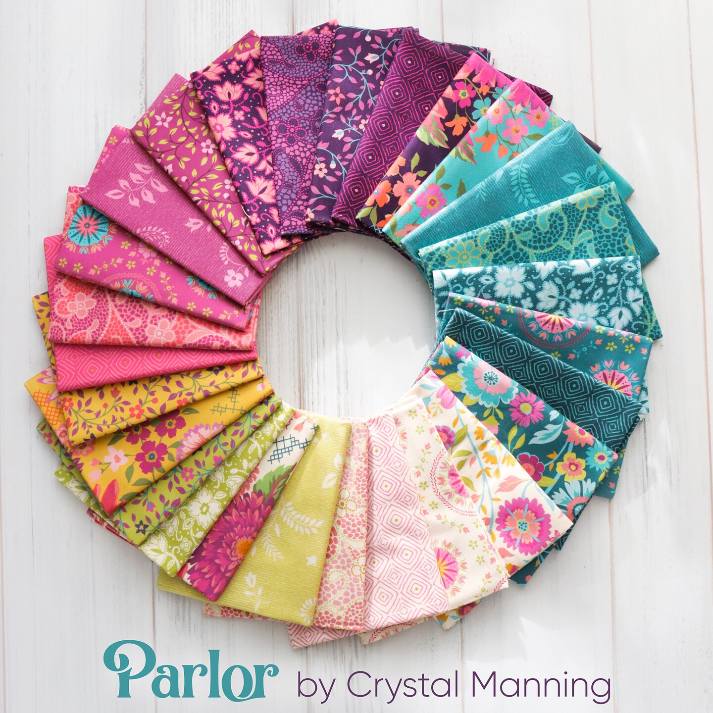 Parlor Fat Quarter Bundle by Crystal Manning for Moda (11960AB)