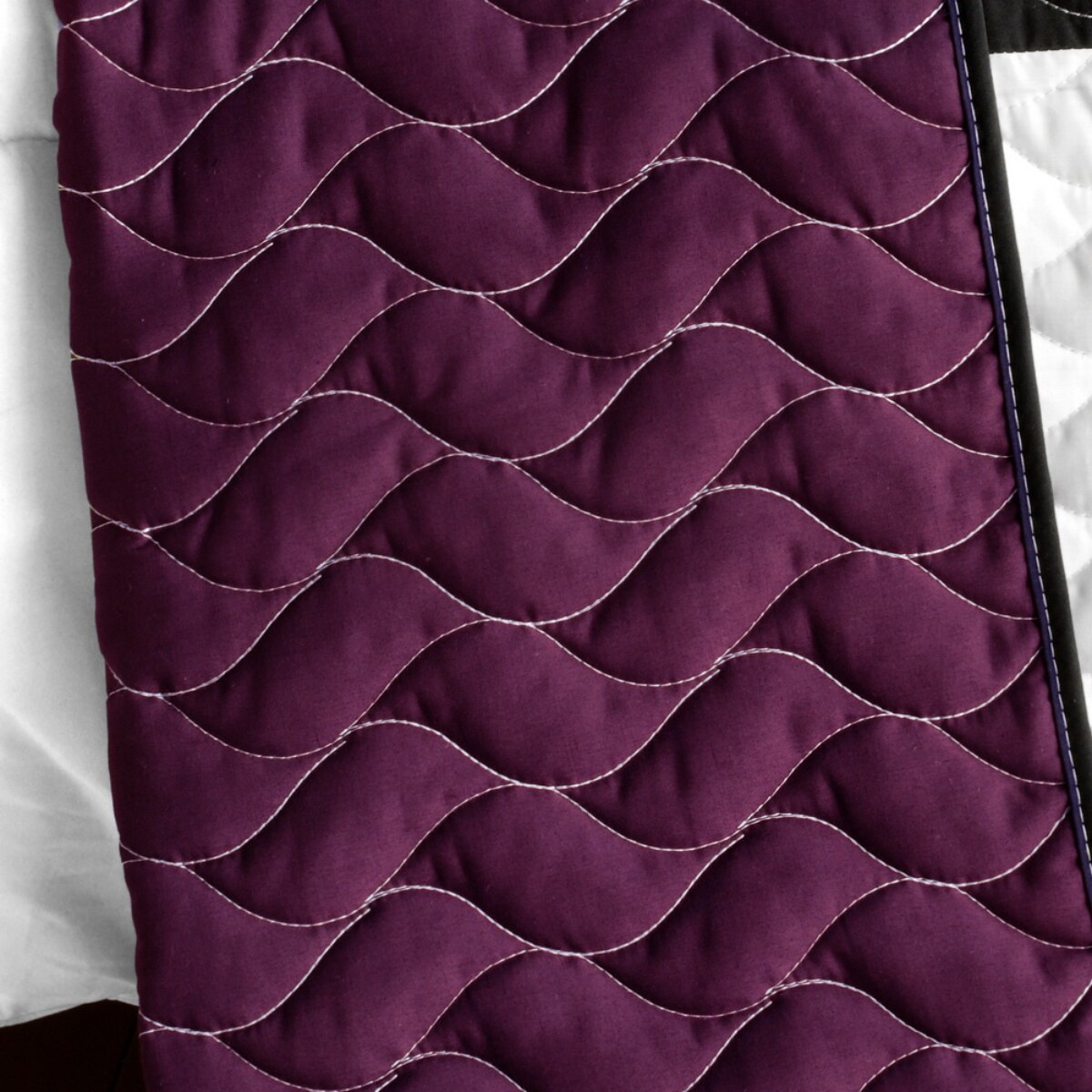 Full/Queen 3-Piece Patchwork Checkered Quilt Set Reversible Vermicelli Quilted Handmade Bedding