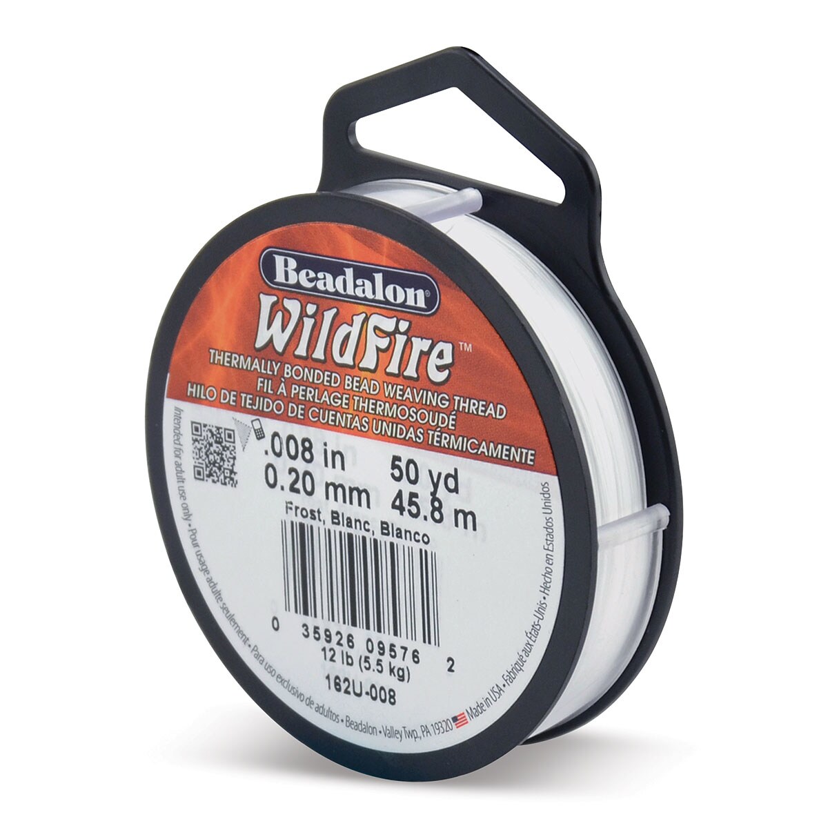 Beadalon WildFire Beading Thread - Frost, 0.008&#x22;, 50 yds