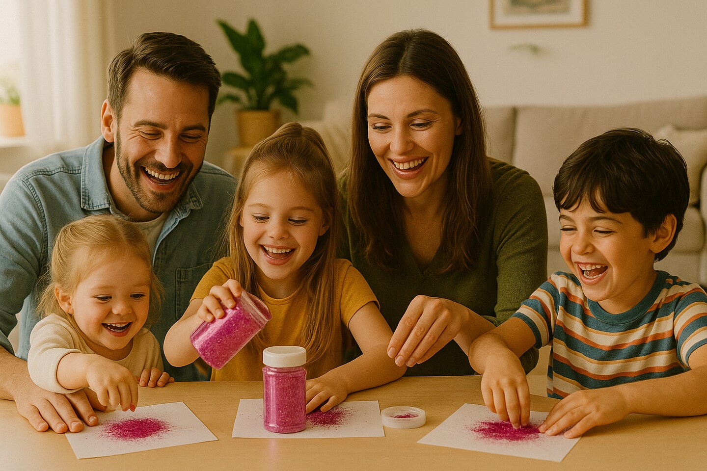 Craft Glitter 1 lb Jar – White / Clear Bulk Glitter for Crafts, Decor & Classroom Projects