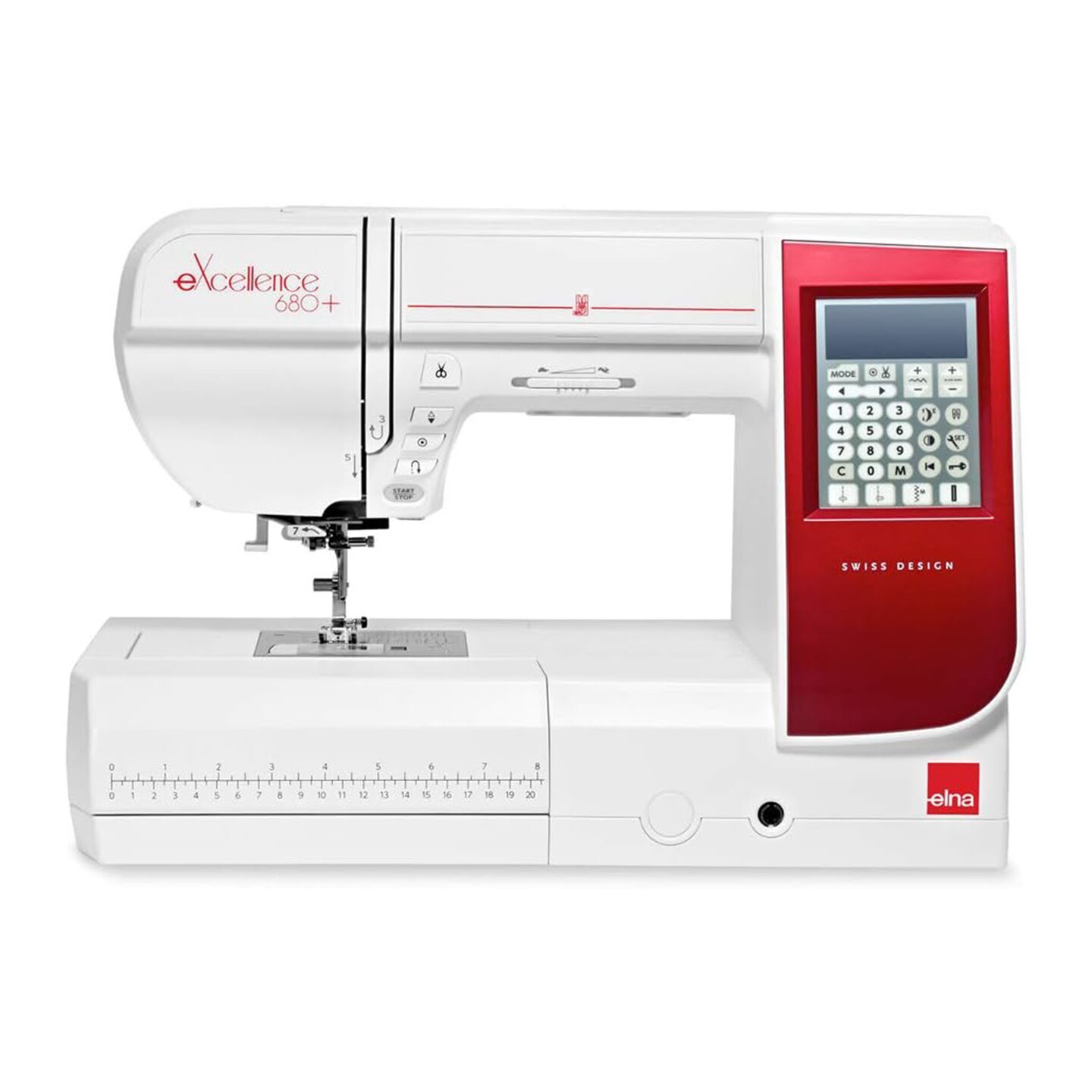 Elna eXcellence 680 Plus Computerized Sewing Machine 170 Stitches Thread Cutter