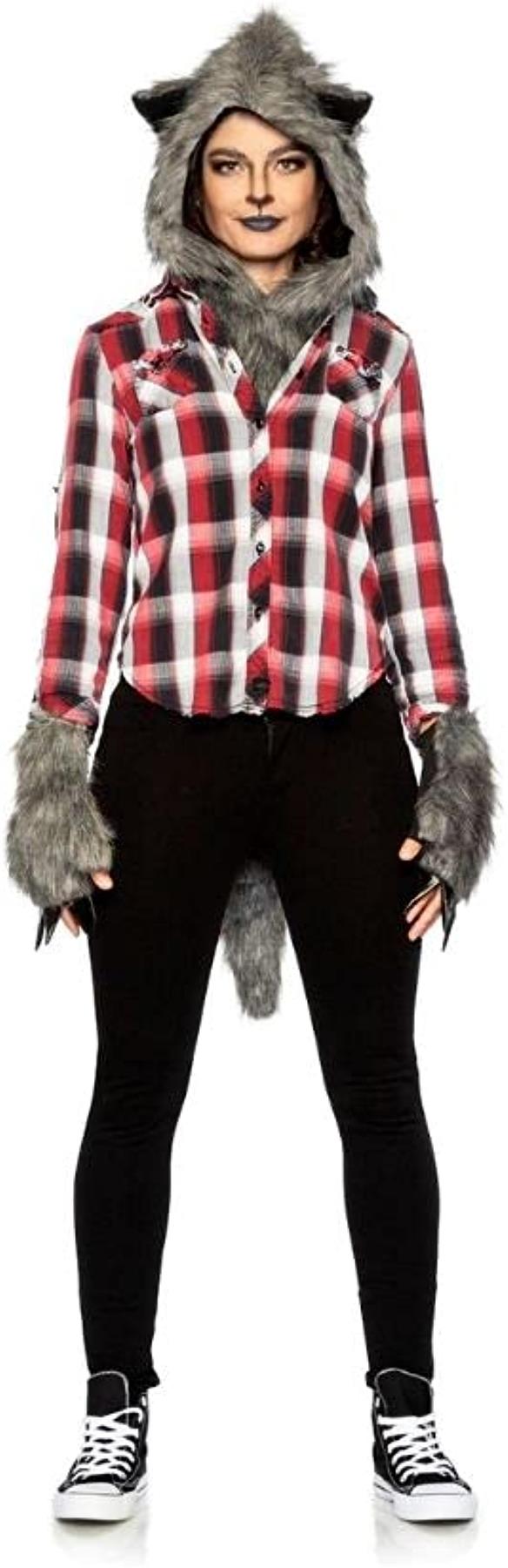 Adult Howl At The Moon Turned Werewolf Costume Accessory Kit
