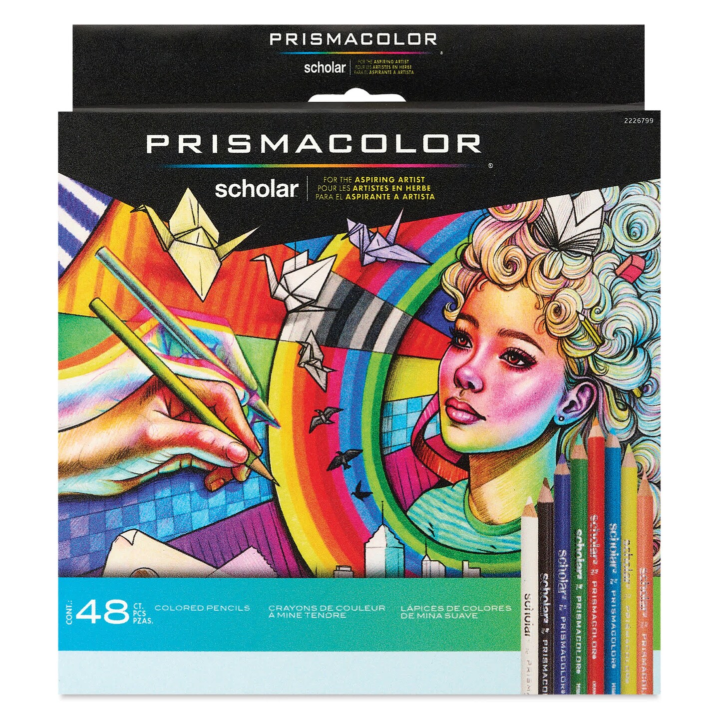 Prisma Color Changing Prismacolor Scholar Colored Pencils - Set of 48, Assorted Colors, Count ...