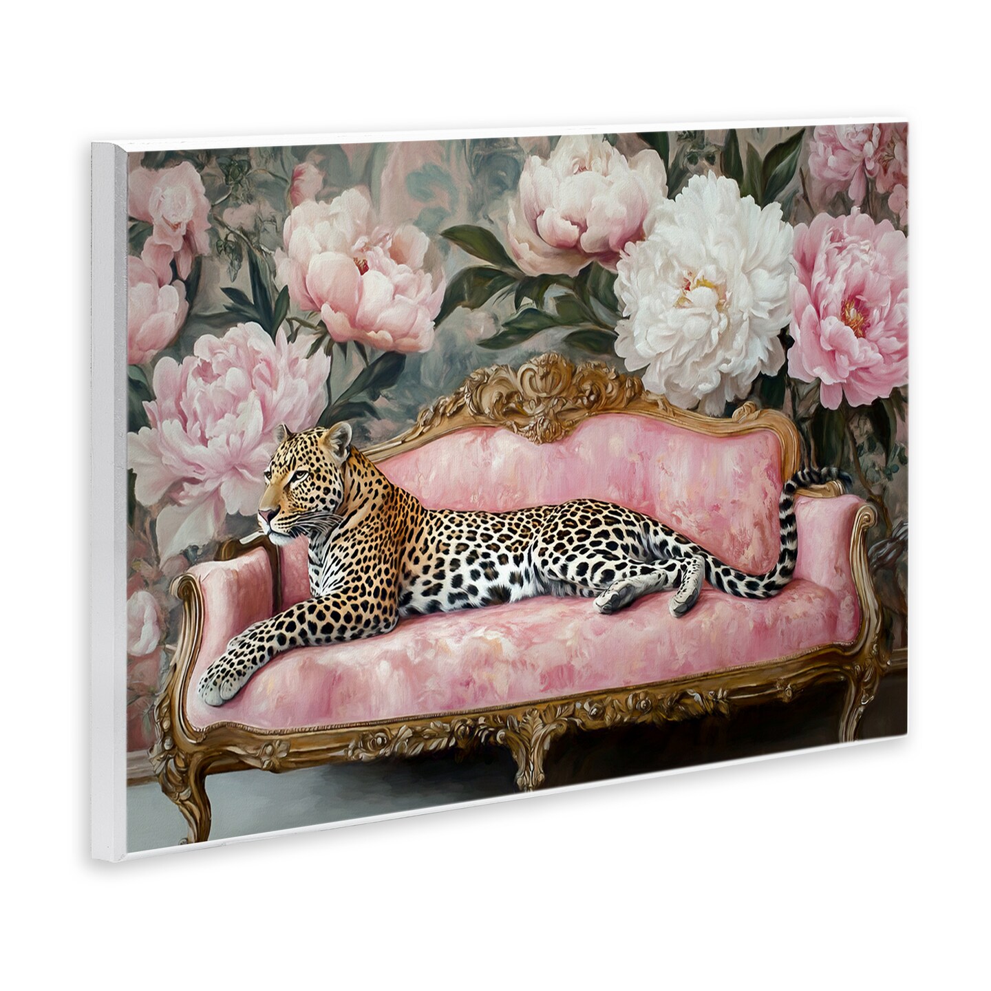 Stupell Industries Where The Leopard Dreams Wall Plaque, design by Tina LeCour