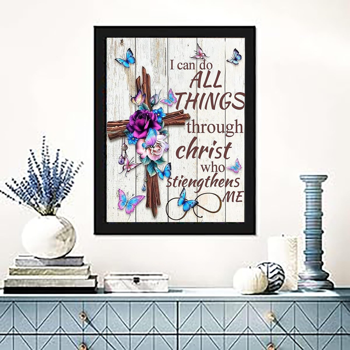 Christ Cross Diamond Painting Kits for Adults-5D Religious Diamond Art for Beginners, DIY Jesus Religious Inspirational Diamond Painting Art Crafts, for Decorating Home Walls and Gifts 12X16Inch