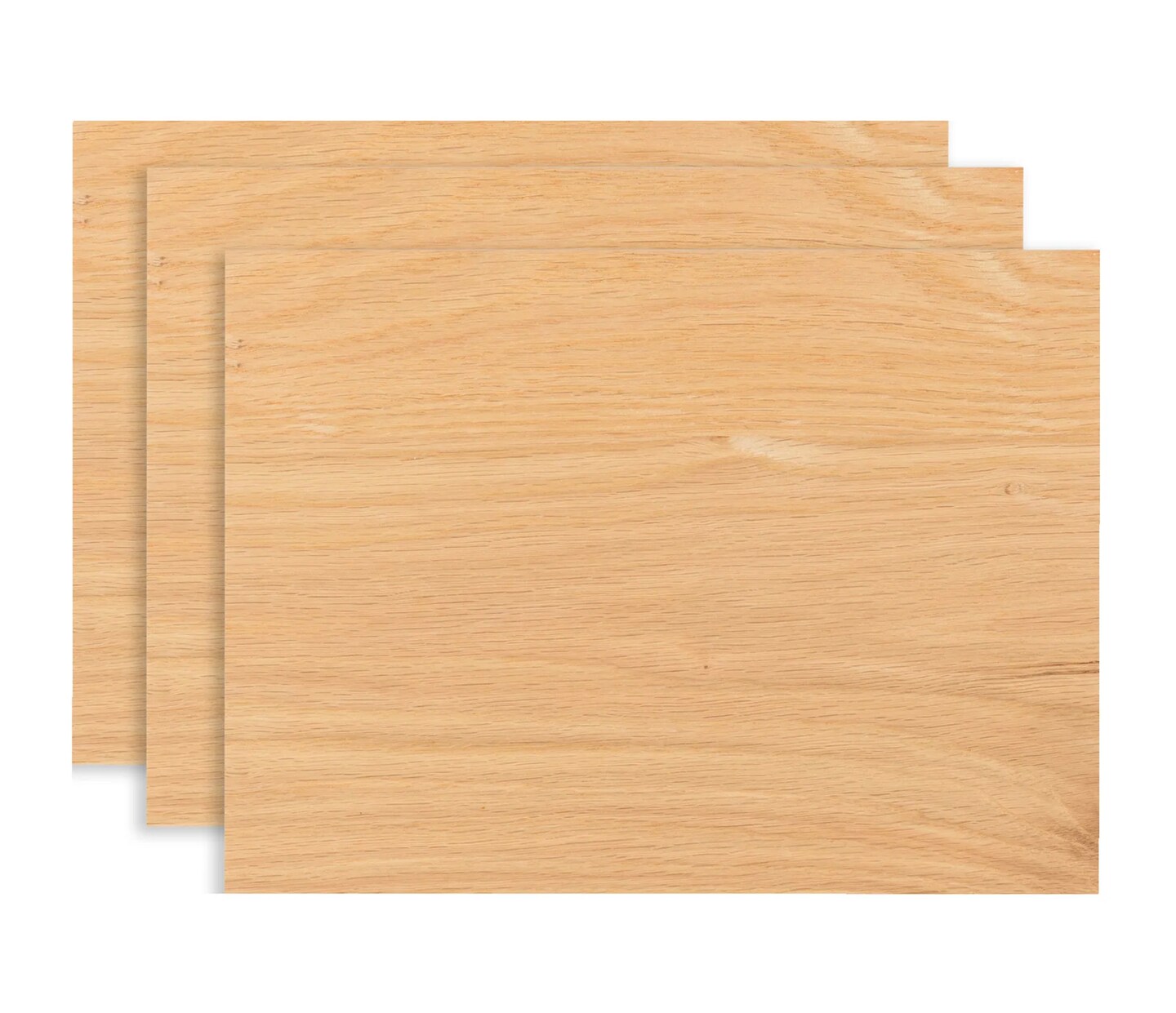 Solid Oak Panel 9 x 12, 3-Pack for Laser Engraving and Painting