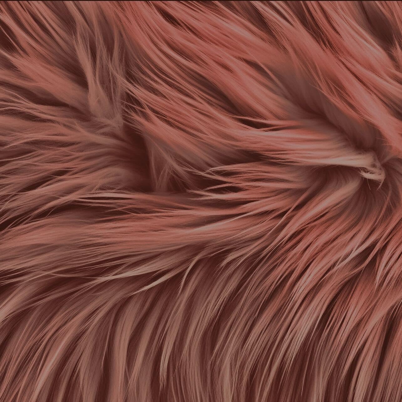 FabricLA Faux Fur Fabric by The Yard - Artificial Craft Fur - 36" X 60" Inch Wide - Fur Fabric for Craft Supply, DIY Furry Plush Projects, Sewing, Decoration, Upholstery, Mocha Mousse, 1 Yard
