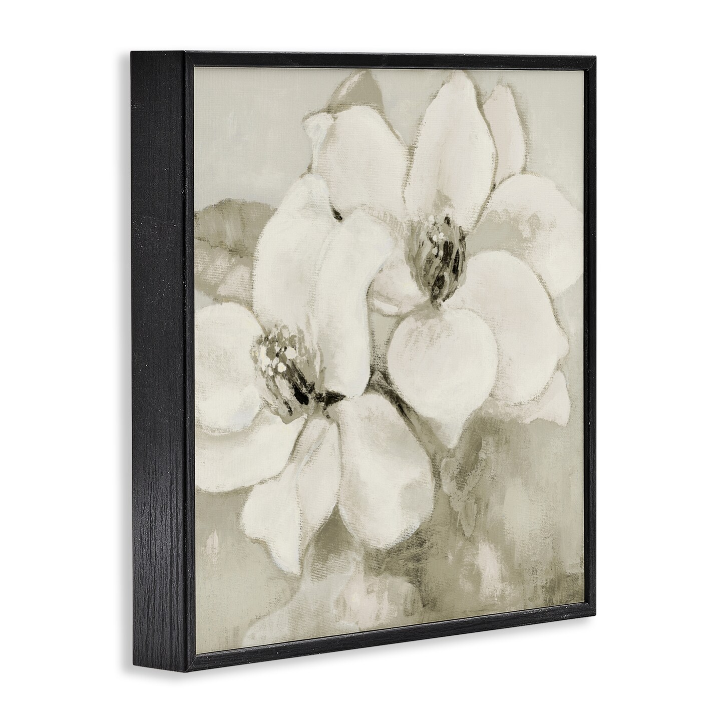 Stupell Industries Subtle Beige Magnolias Framed Giclee, design by Lanie Loreth