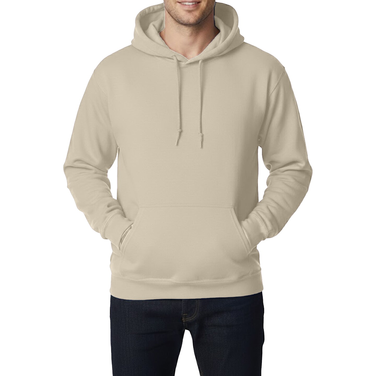 Gildan Unisex Fleece Hooded Sweatshirt 18500, Pullover Hoodie for Arts & Craft