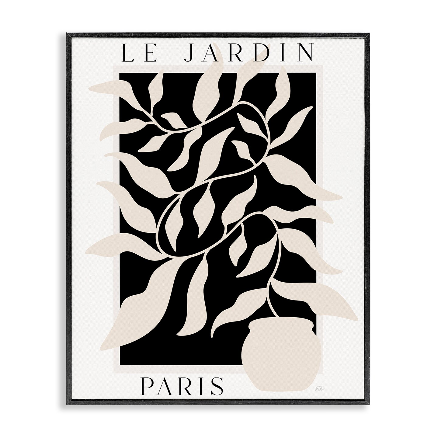 Stupell Industries Le Jardin Paris Botanicals Framed Giclee, design by Natalie Carpentieri