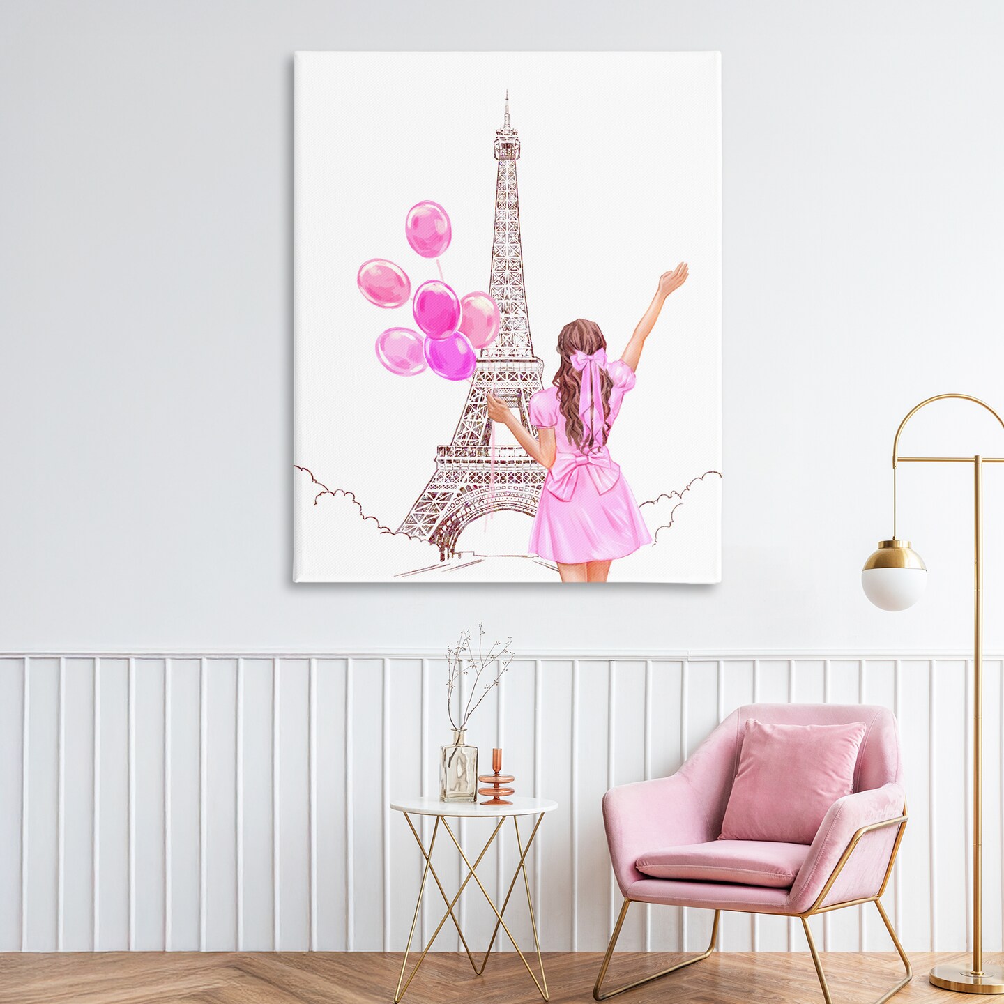Stupell Industries Chic Paris Celebration Canvas, design by Ziwei