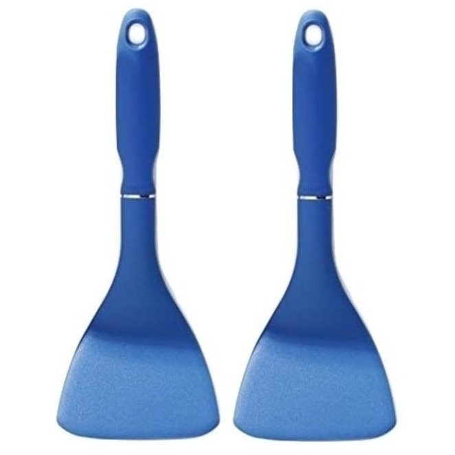 Norpro 10" Heat-Resistant Non-Slip Grip Nylon Turner - The Original Half Spatula