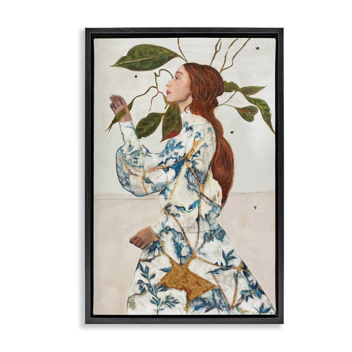 Stupell Industries Le Voyage Fantastique Portrait Floating Frame, design by Karenina Fabrizzi