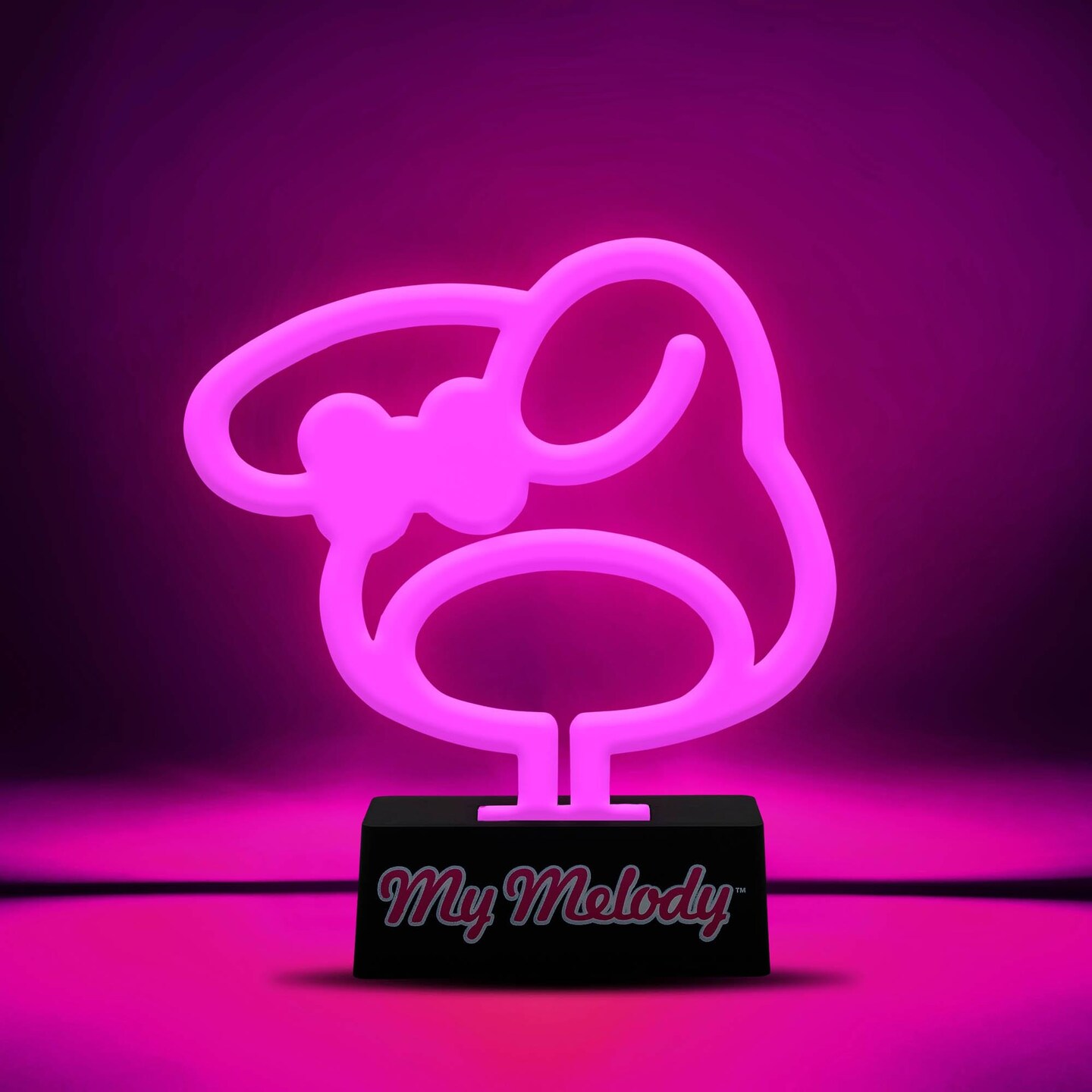 Silver Buffalo My Melody Silhouette Neon Mood Light - Thumbnail 2