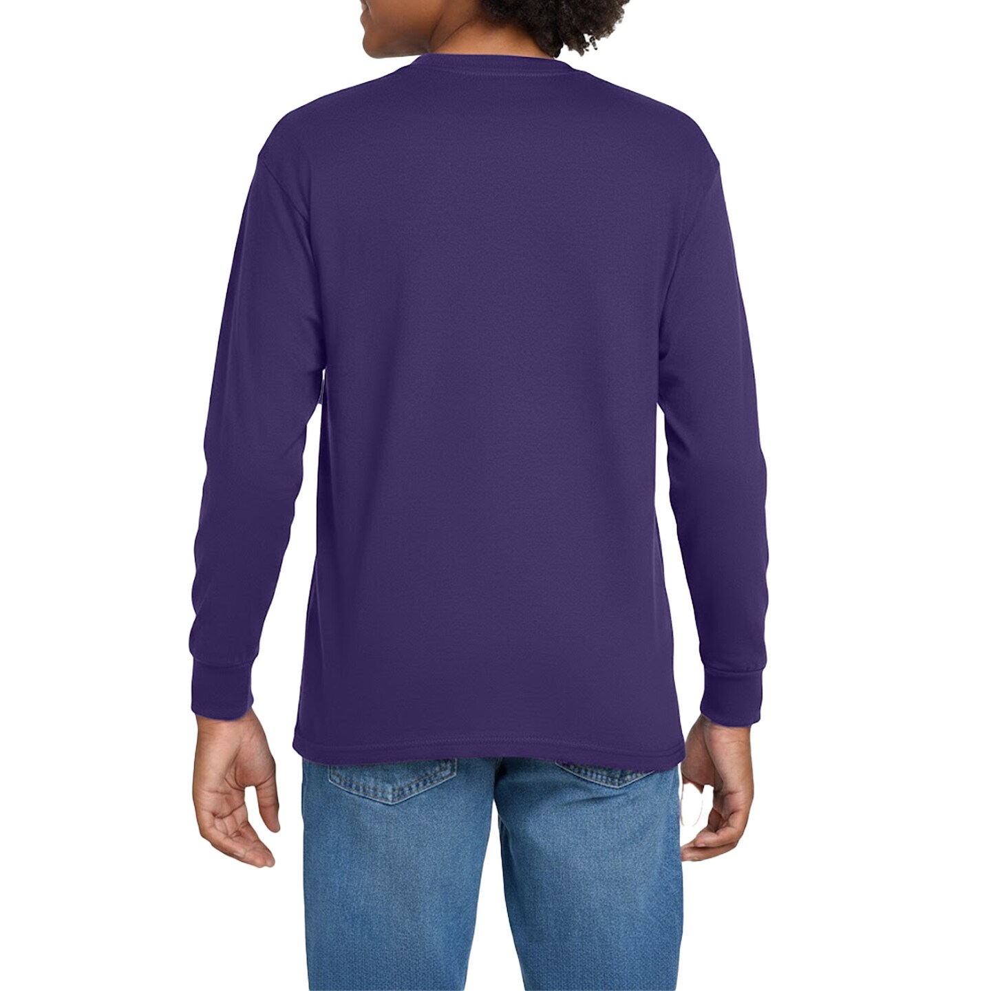 Gildan Youth Heavy Cotton Long Sleeve T-Shirt for DIY, Painting & Screen Printing