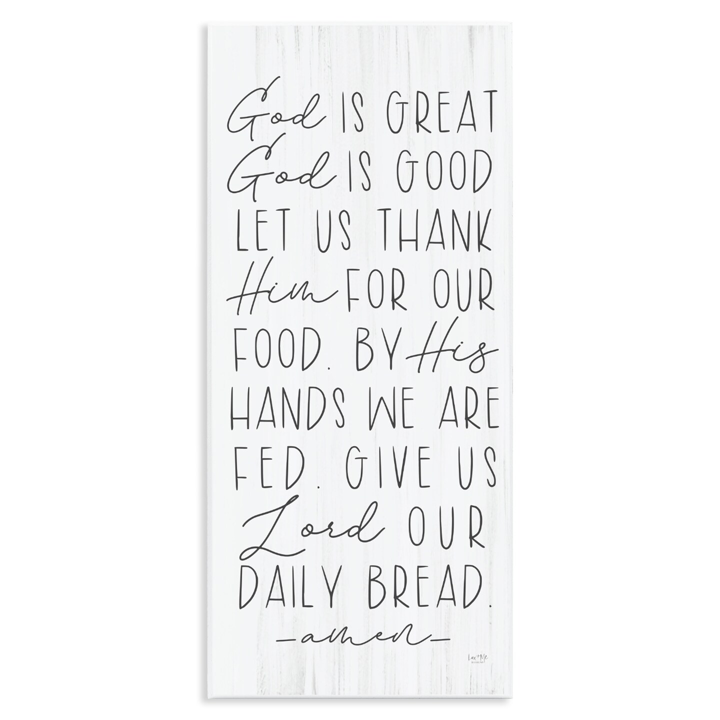 Stupell Industries God Is Great & Good Wall Plaque, design by Lux + Me Designs