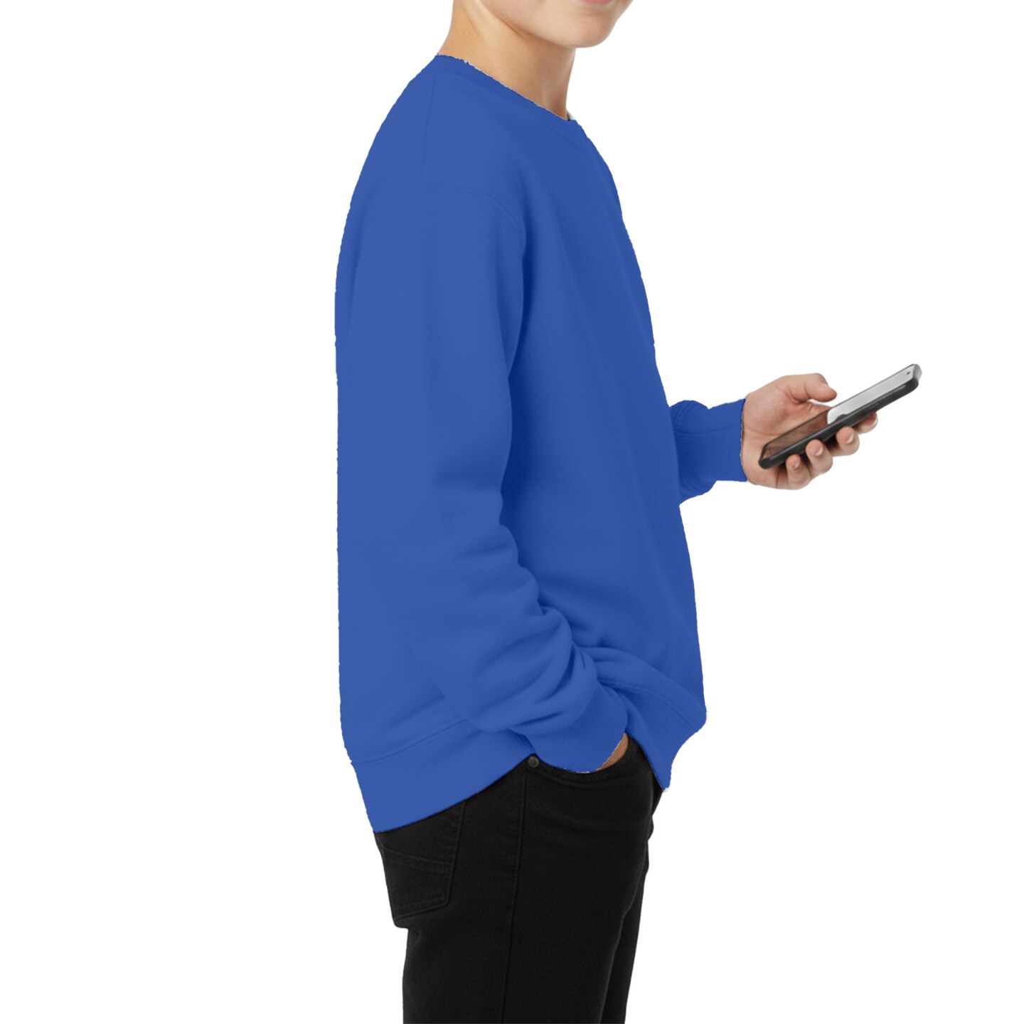 Gildan Youth Fleece Crewneck Sweatshirt, Heavy Blend 50/50 Cotton Poly, Craft & Print Ready