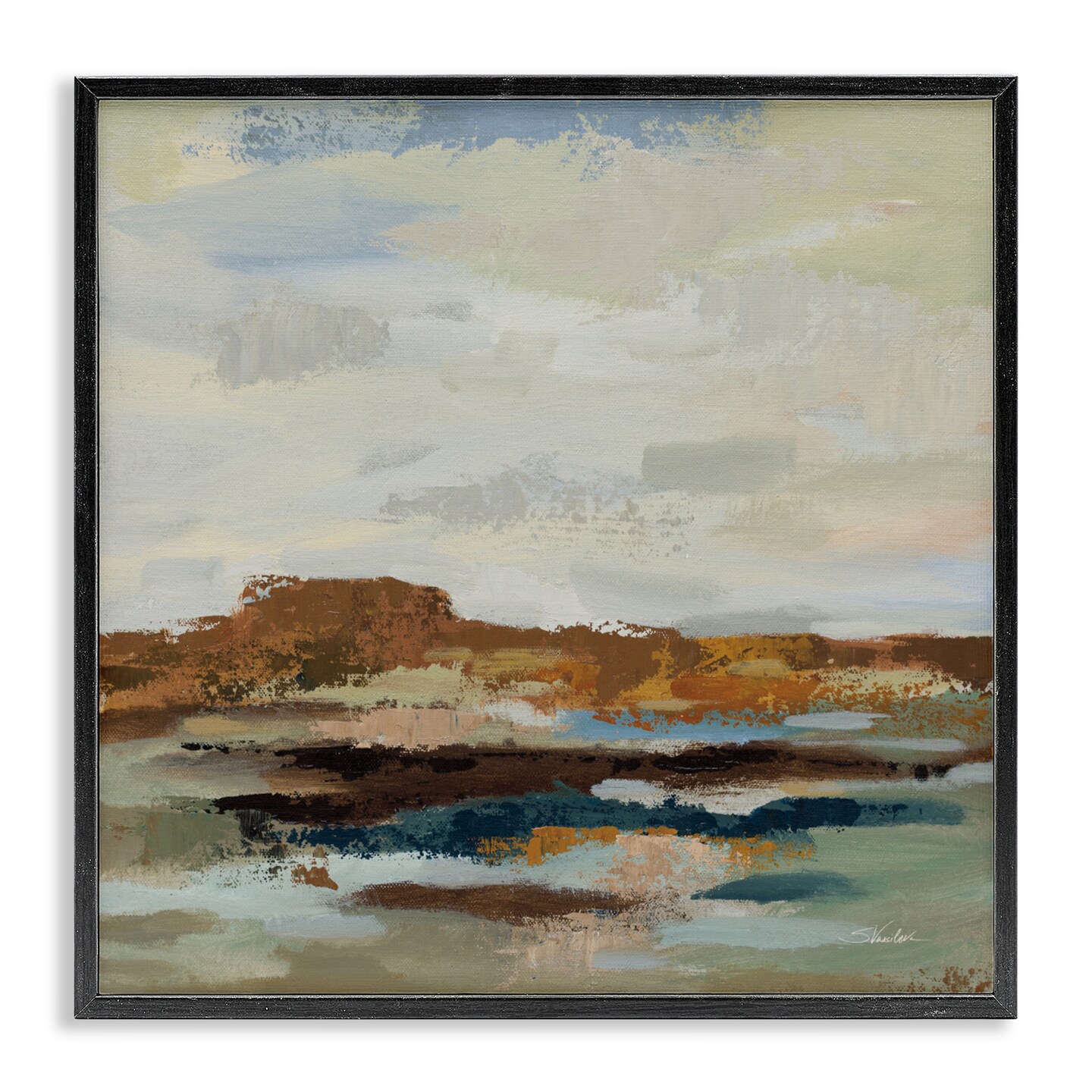 Stupell Industries American West Abstract Framed Giclee, design by Silvia Vassileva