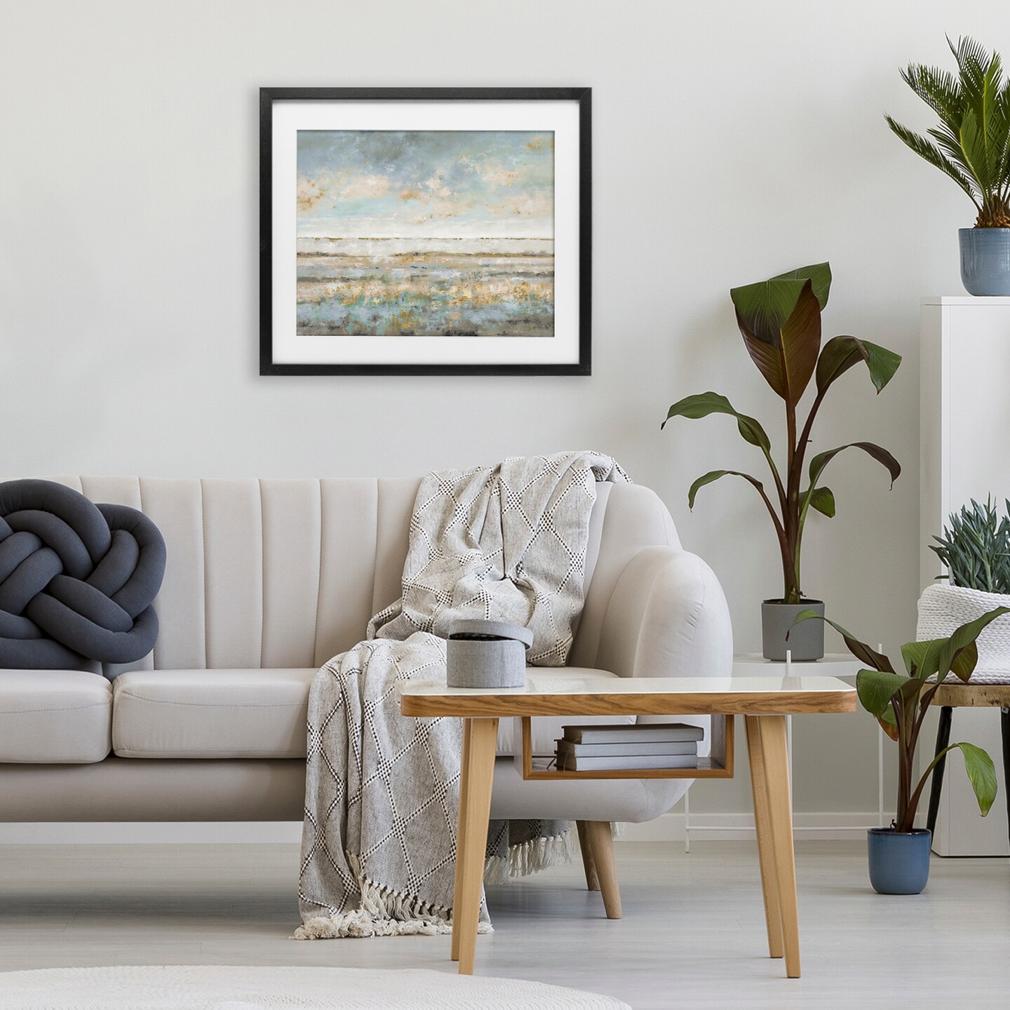 Stupell Industries Contemplative Mood Abstract Framed Print Under Glass, design by Lorenzo Collective