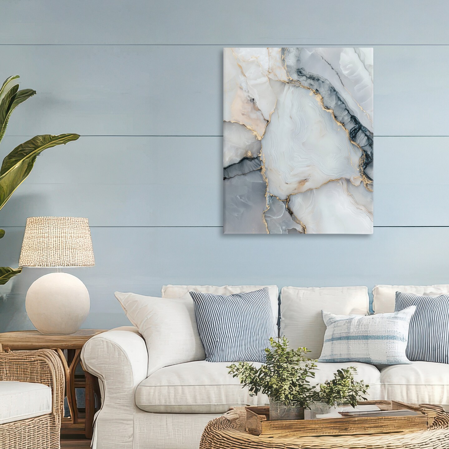 Stupell Industries Luxe Stone Geode Canvas, design by Svetlana Aleynikova